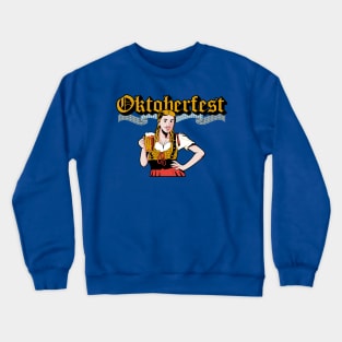 Oktoberfest Dirndl Festival Vibes Crewneck Sweatshirt